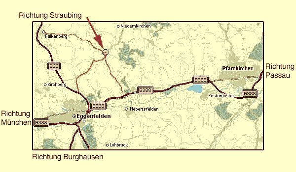 Landkarte Pferdehof Oberfeitshof